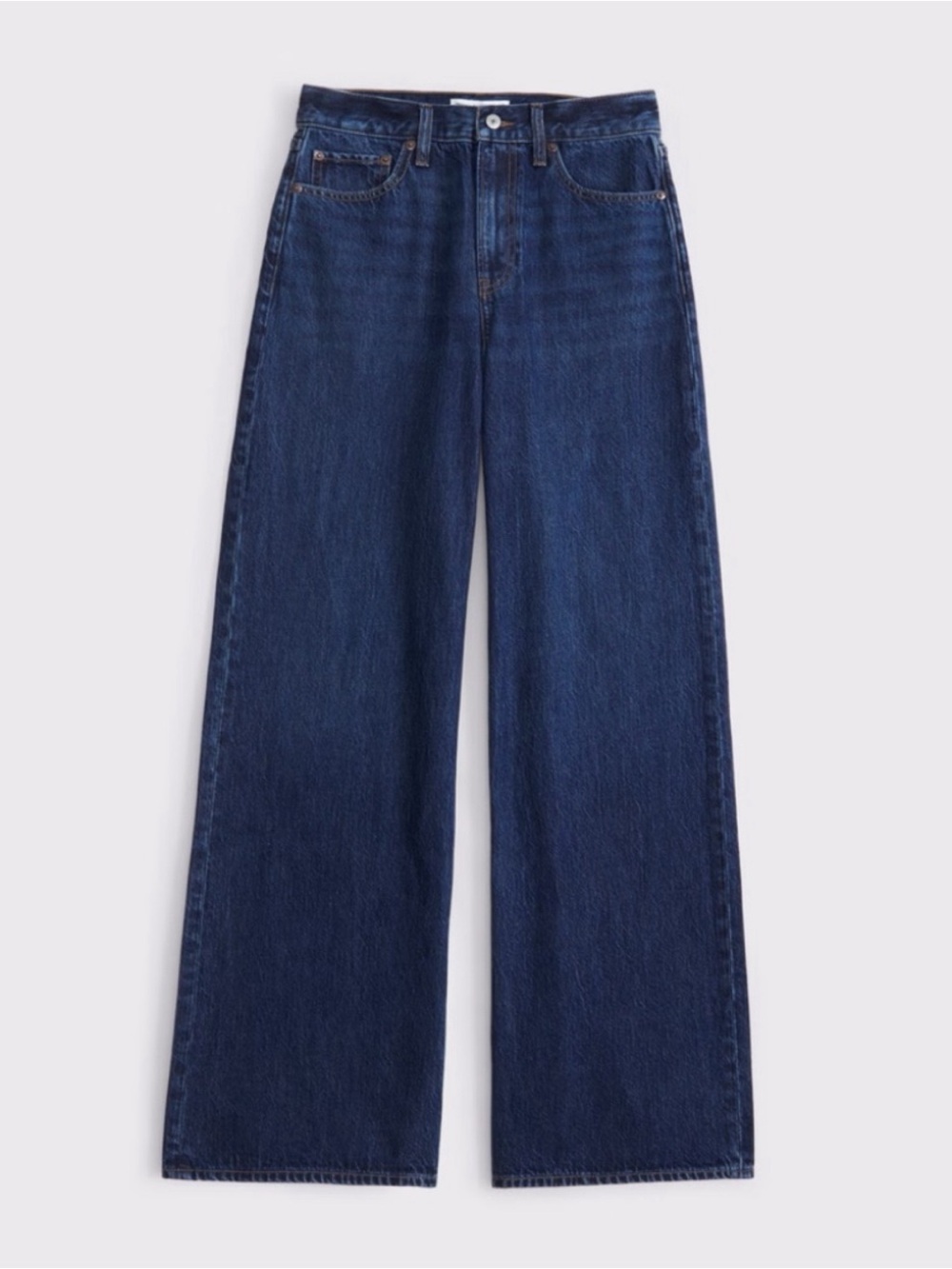 Abercrombie & Fitch Ultra Loose Low Rise Dark Wash Jeans Size 32